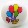 Novelty Button Round Balloons 15mm