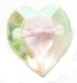 11mm Crystal Heart Shank Sewing Button