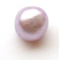 8mm Round Pearl Lilac Sewing Button