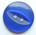11mm Fisheye Royal Blue Sewing Button