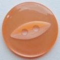 17mm Fisheye Orange Sewing Button