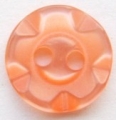 11mm Winegum Orange Sewing Button