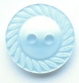 11mm Swirl Edge Light Blue Sewing Button