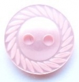 11mm Swirl Edge Pink Sewing Button