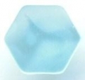 11mm Hexagon Shank Light Blue Sewing Button