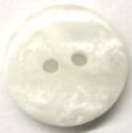 15mm Marble White Sewing Button