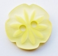 13mm Cutout Daisy Lemon Sewing Button