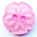 13mm Cutout Daisy Pink Sewing Button