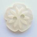 13mm Cutout Daisy Cream Sewing Button