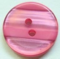 12mm Stripe Cerise Pink Sewing Button