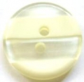 17mm Stripe Cream Sewing Button