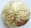 17mm Fancy Gold Sewing Button