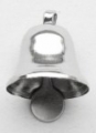 Metal Button Bell Silver 9mm