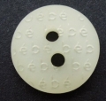 13mm ABC Cream Sewing Buttons