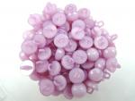 200 X 12mm Dome Pearl Lilac Mauve Sewing Buttons-8727