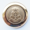 22mm Gold Badge Metal Button