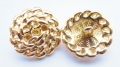 20mm Chain Link Gold Metal Button