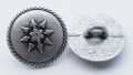 15mm Round Star Shank Metal Button
