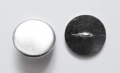 18mm Metal Button Blazer Silver
