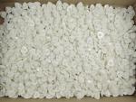 100 x 14mm White Triangle Shank Sewing Buttons