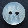 11mm Zig Zag Pattern Cream Sewing Button