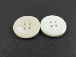 38mm Flower Design Ivory White 4 Hole Sewing Button