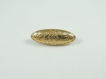 20mm Oval Pattern Gold Shank Metal Button