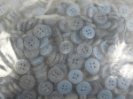 100 x 12mm COTTON Navy Wholesale Sewing Buttons