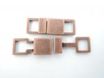 Copper Metal Bar Bikini Strap Clasp Fasteners 6mm