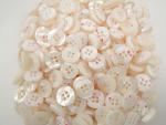 1250 x 12mm Ivory White 4 Hole Sewing Buttons