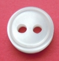 Tiny Ring Edge Bridal White Pearl Sewing Button 10mm