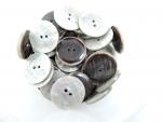 100 x 23mm 4 Hole Iridescent Sewing Buttons Wholesale Buttons