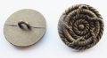 20mm Bronze Rope Pattern Metal Button