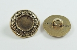 15mm Gold Shank Metal Button 8426