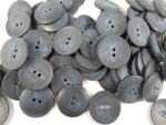 100 x 23mm Aran DeSatin Navy Wholesale Sewing Buttons