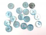 17 x 23mm Real Shell Buttons Turquoise Agoya Shell