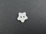 Novelty Button Star White 12mm