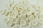 100 x 15mm Off White Wholesale Sewing Buttons 4 Hole