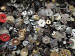 100 Assorted METAL Mixed Sewing Buttons
