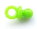 Novelty Button Small Dummy Green 13mm